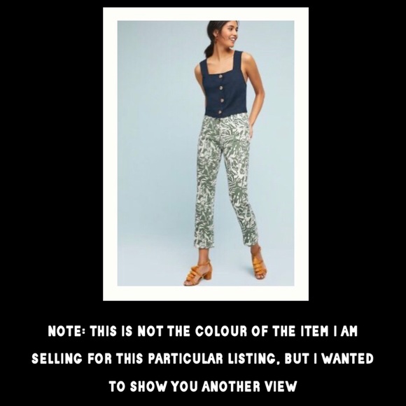 Pilcro Tropical Bootcut Jeans, 33 (blue motif) - Picture 4 of 10